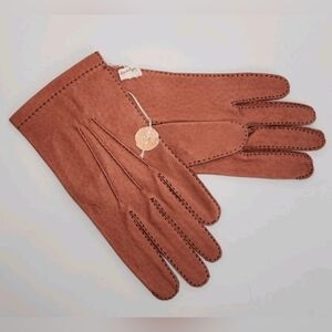 Lord & Taylor Men's Gloves Genuine Leather Very Soft And Luxury Size M